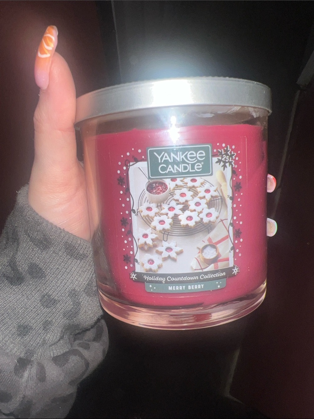 Yankee Candle Merry Berry Jar Candle - Red